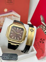 Gold Head + Black Strap