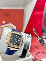 Gold Head + Blue Strap